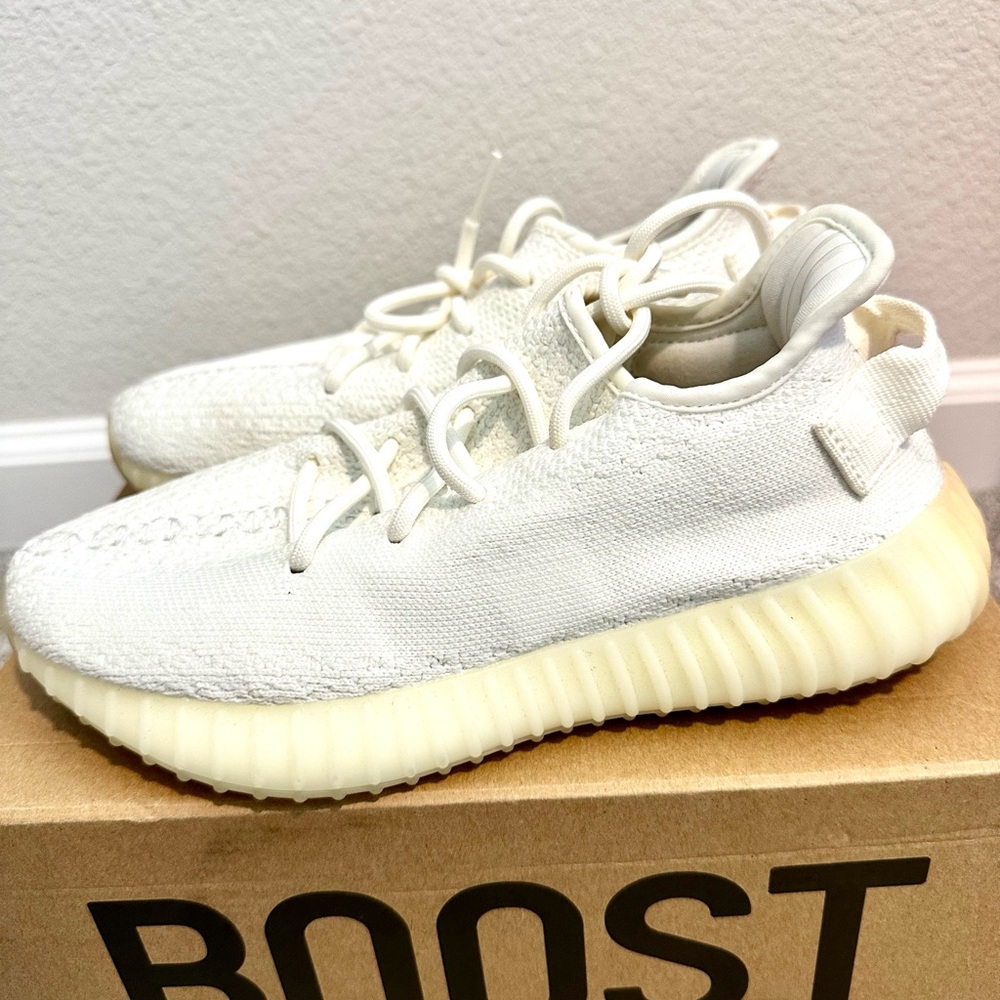 Yeezy Sneakers in Whites, Size 6